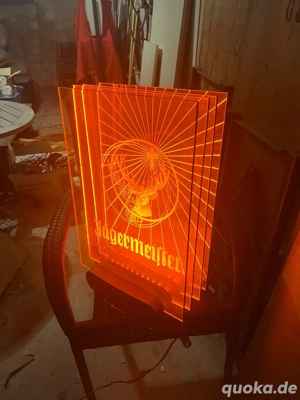 Neon werbung Jägermeister