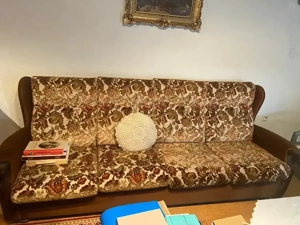 Vintage Sofa mit 2 Sessel zu verschenken
