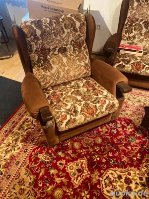 Vintage Sofa mit 2 Sessel zu verschenken Bild 3