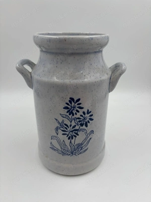 SADO Portugal Keramikvase, handbemalt, mit Henkeln