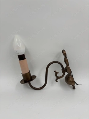 Antike Messing Wandleuchte, 1 flammig, funktionsfä