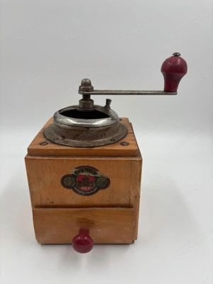BKF  Burg Mühle  Kaffeemühle   Holz Metall, funkti
