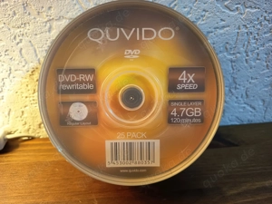 25 DVD RW Wiederbeschreibbar neu