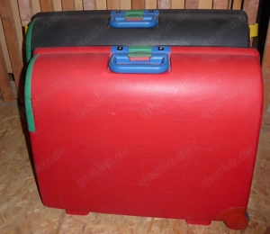 Hartschalen Koffer Reisekoffer , rot, Carlton besser als Samsonite