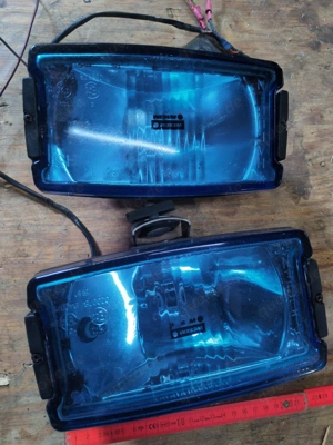  WESEM Nebelscheinwerfer Blau Bosch Oldtimer
