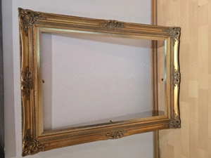 Wunderschöner, goldfarbener Barock-Bilderrahmen   110   81 cm