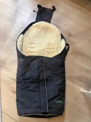 Lammfell Fußsack vom Fellhof Sölden