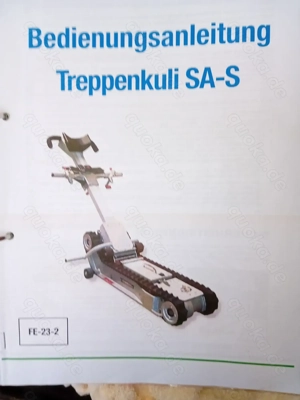 Treppenraupe zum zum Transport gehbehinderter Personen