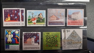 Briefmarken Liechtenstein gestempelt 1989-2011 Bild 6