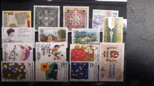 Briefmarken Liechtenstein gestempelt 1989-2011 Bild 4