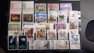 Briefmarken Liechtenstein gestempelt 1989-2011 Bild 2