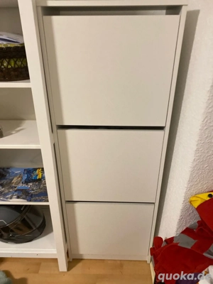 Weißer Schuhschrank  Bild 2 Weißer Schuhschrank  Bild 2