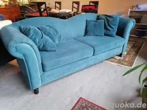 Sofa, Couch petrolblau