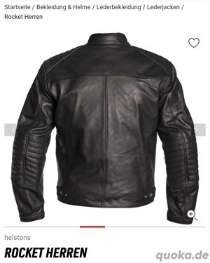 Helstons Motorrad Lederjacke ( Neu ) Bild 2