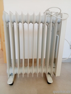 E-Radiator, Elektroheizung, mit Rollen
