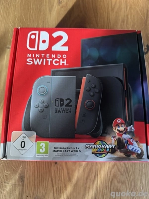 Switch 2 Bundle mit Mario Kart World OVP und versiegelt.