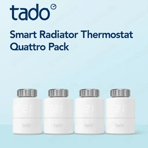 tado  Smart Radiator Thermostat   Quadro Pack für smarte Wärme