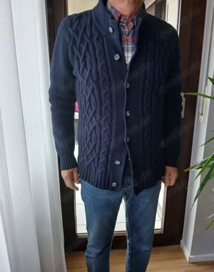 CAMP DAVID Wolljacke, Gr. XL, Farbe: Dunkelblau, Brustumfang 116