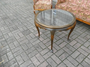 Chippendale Style, Sofatisch, Durchm. 75 cm