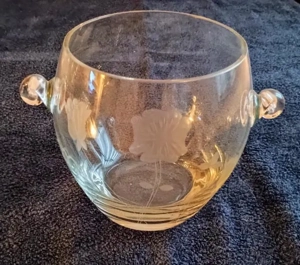 Verkaufe Glas - Kristall Sektkühler, Schliff, Antik, Jugendstil