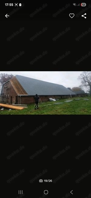 Dachdecker Meister bittet Dienstleistungen