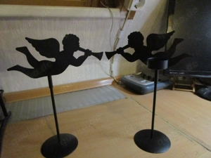 Teelicht Halter  Engel  mit Posaune