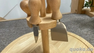 Käsebrett drehbar mit Zubehör