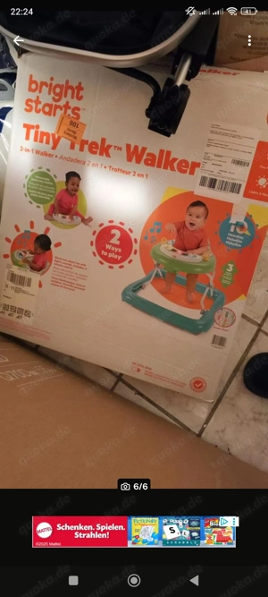 Komplettes Babyset: Kinderwagen, Gitterbett mit Wiegefunktion, Hochstuhl, Lauflernhilfe & elektrisch