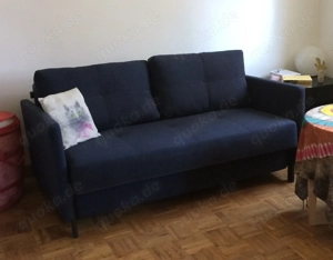 Hochwertiges Schlafsofa Cubed mit Armlehnen 140cm breit Bild 3