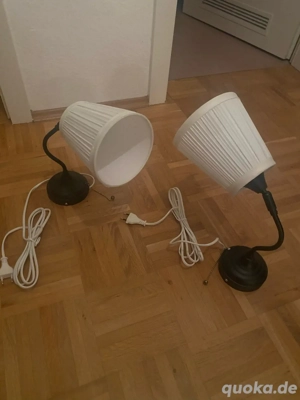 2 Wandleuchten Ikea