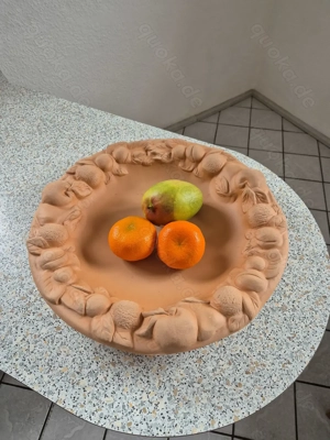 Hochwertige Obstschale Schale aus Terrakotta
