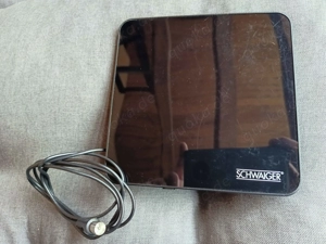 Schwaiger Zimmerantenne aktiv DVB-T2 VHF UHF schwarz SKU ZA8970 011