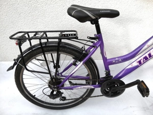24 Zoll Talson Qualitäts-Kinderfahrrad  Lila-Weiss Bild 4