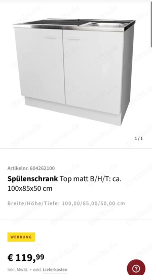 Ich verkaufe komplette neue Küche