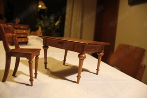 Puppenmöbel 4-teilig, handgefertigt Bild 3