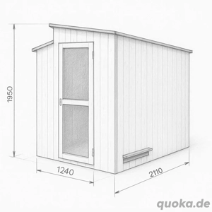 Isolierter Hühnerstall für 13 15 Hühner SKAUT XL Bild 10