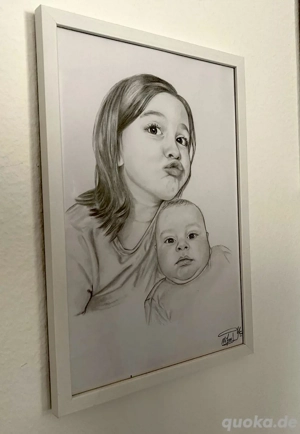 personalisierte Bleistiftporträts