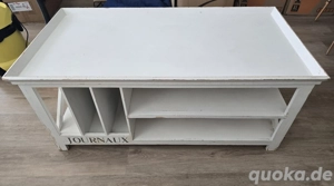Vintage Wohnzimmertisch   Shabby Chic   Strandhaus-Stil   Weiß