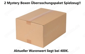 2 Mystery Boxen Überraschungspaket Spielzeug, NP. ca. 400  Trödel