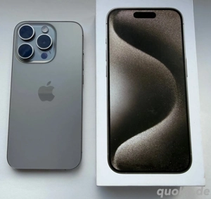Apple iPhone 15 Pro - 256GB - Titan Natur (Ohne Simlock) Top