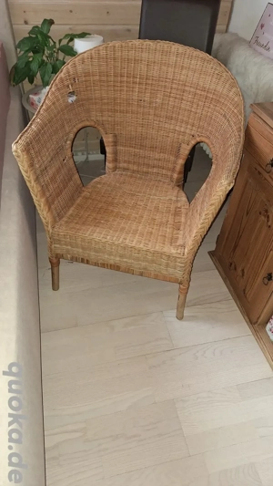 IKEA AGEN Rattansessel 