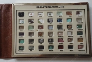 Kleine Edelsteinsammlung im Etui mit Begleitbuch Bild 2