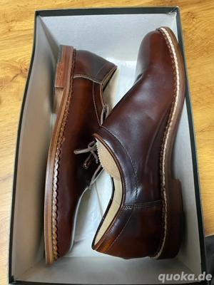 Lederschuhe Gr. 43 Neu Hans Behr. Bild 3