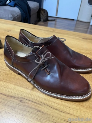 Lederschuhe Gr. 43 Neu Hans Behr. Bild 6