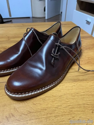 Lederschuhe Gr. 43 Neu Hans Behr. Bild 8