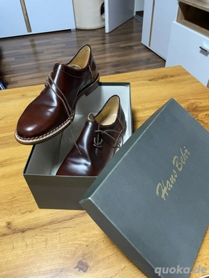 Lederschuhe Gr. 43 Neu Hans Behr. Bild 2