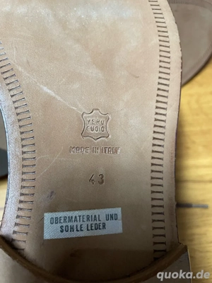 Lederschuhe Gr. 43 Neu Hans Behr. Bild 9