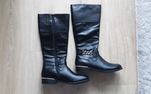 Damenstiefel NEU schwarz Größe 42 - 2 PAAR - schönes Weihnachtsgeschenk!