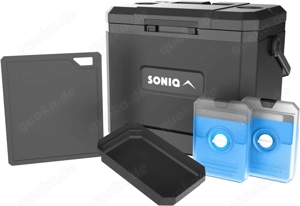 Kühlbox Set Premium mit 2 Kühlakkus und Schneidebrett 16L NEU