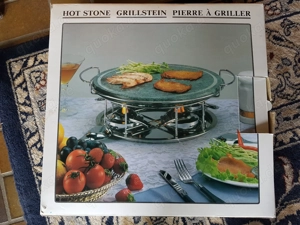 Neu und OVP Grillstein Hot Stone Set 33 x 33 + 4 Brenner